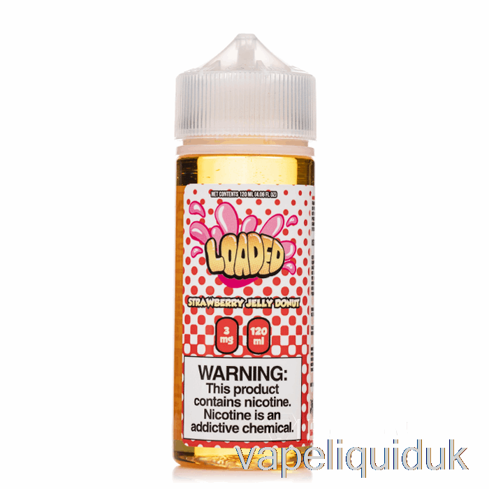 STRAWBERRY JELLY DONUT - Loaded E-Liquid - Ruthless Vapors - 120mL 6mg Vape Juice